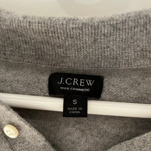 Men's 100% Cashmere Grey 3-button sweater